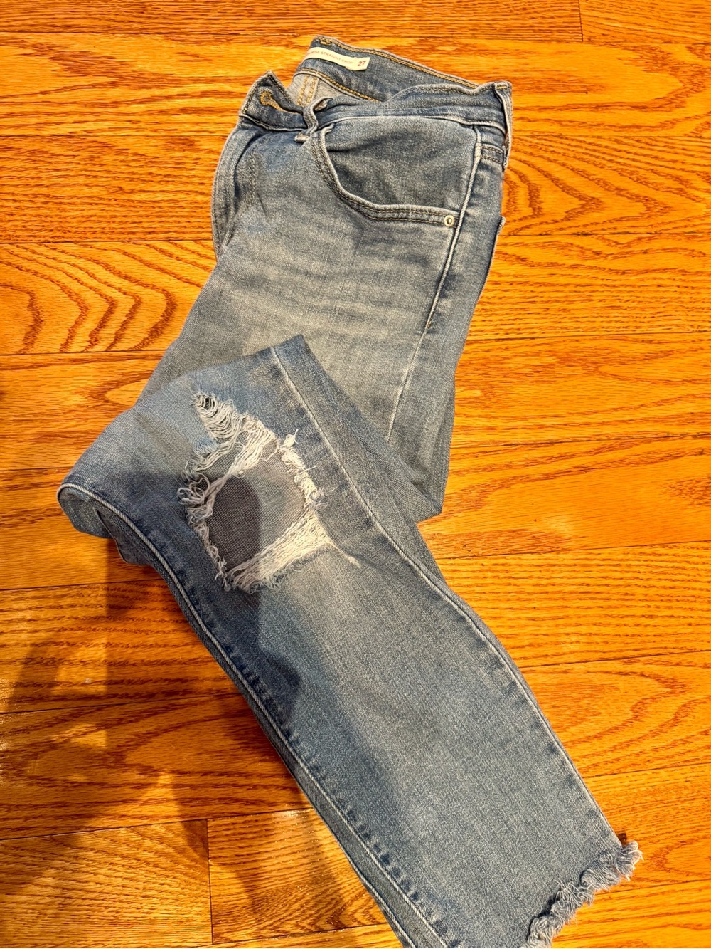 Levi's Women's High Rise Straight Crop Jeans